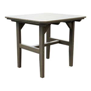 Amish Everyday Value Poly Outdoor Dining Table in Coastal Gray