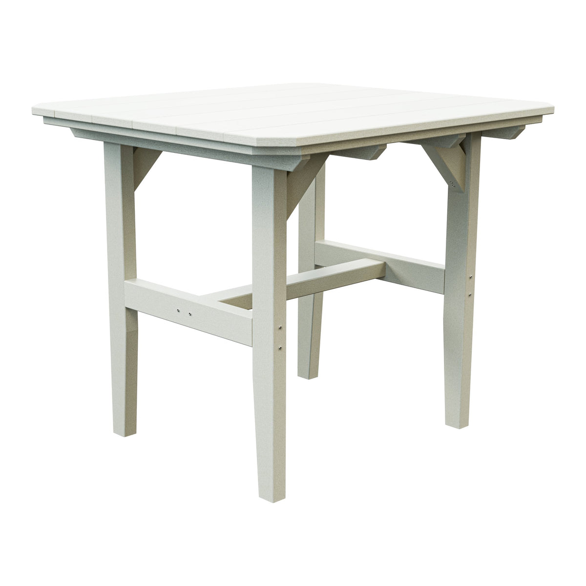 Amish Everyday Value Poly Outdoor Dining Table in Ivory