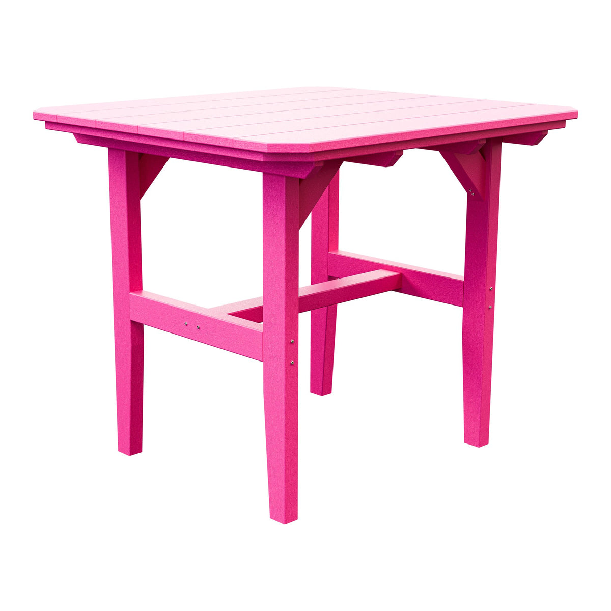 Amish Everyday Value Poly Outdoor Dining Table in Pink