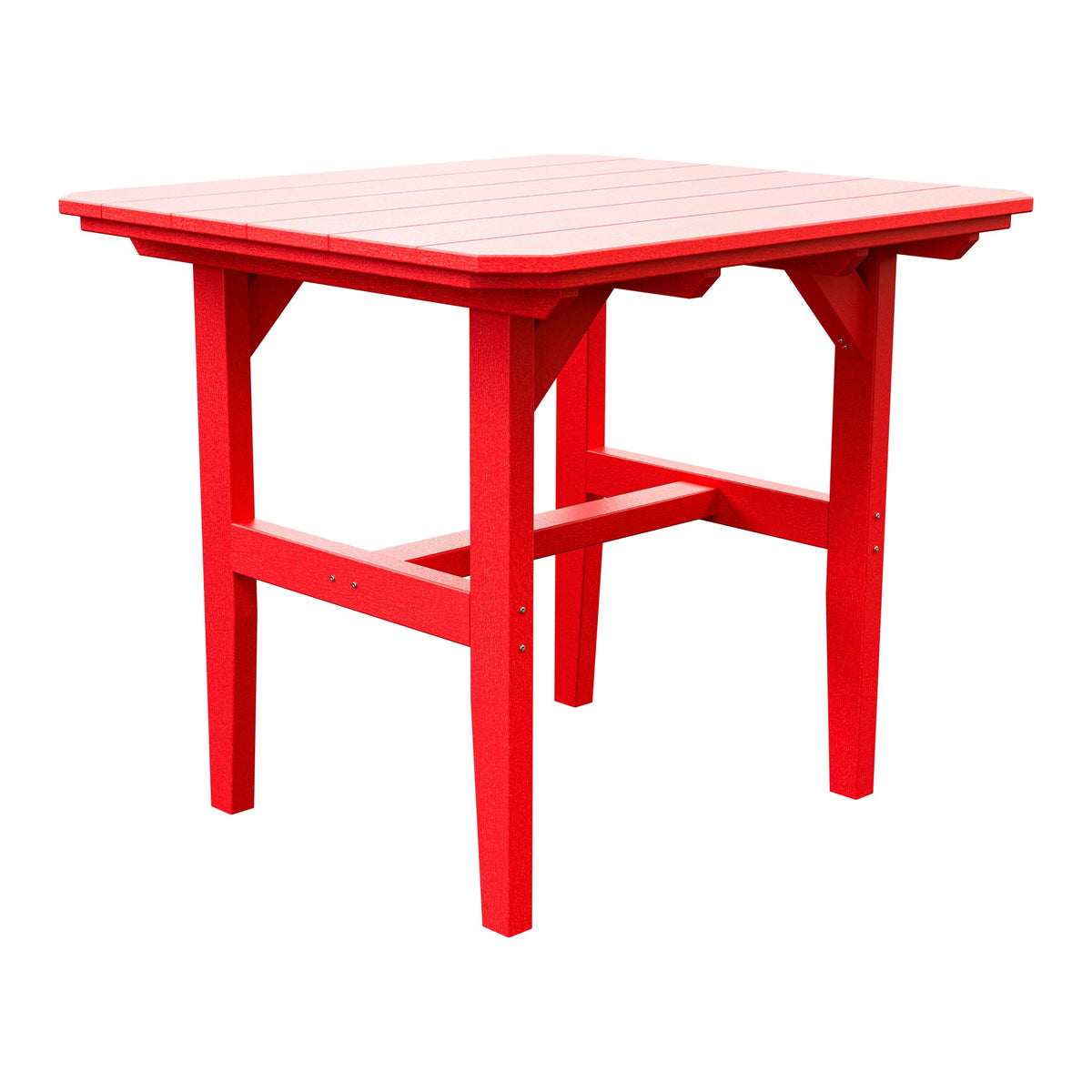 Amish Everyday Value Poly Outdoor Dining Table in Red