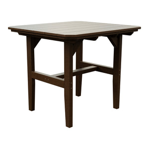 Amish Everyday Value Poly Outdoor Dining Table in Tudor Brown