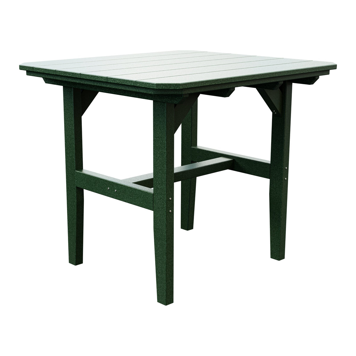 Amish Everyday Value Poly Outdoor Dining Table in Turf Green