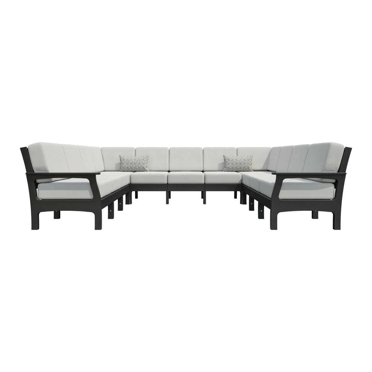 Amish VaraMora 11-Seat U-Shaped Sectional with Cushions