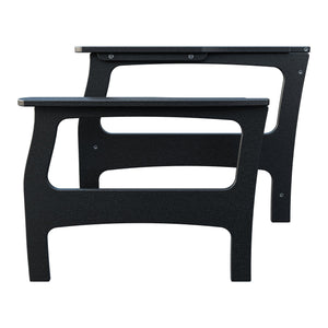 Amish VaraMora Outdoor Sofa Arms Kit, Left & Right in Black