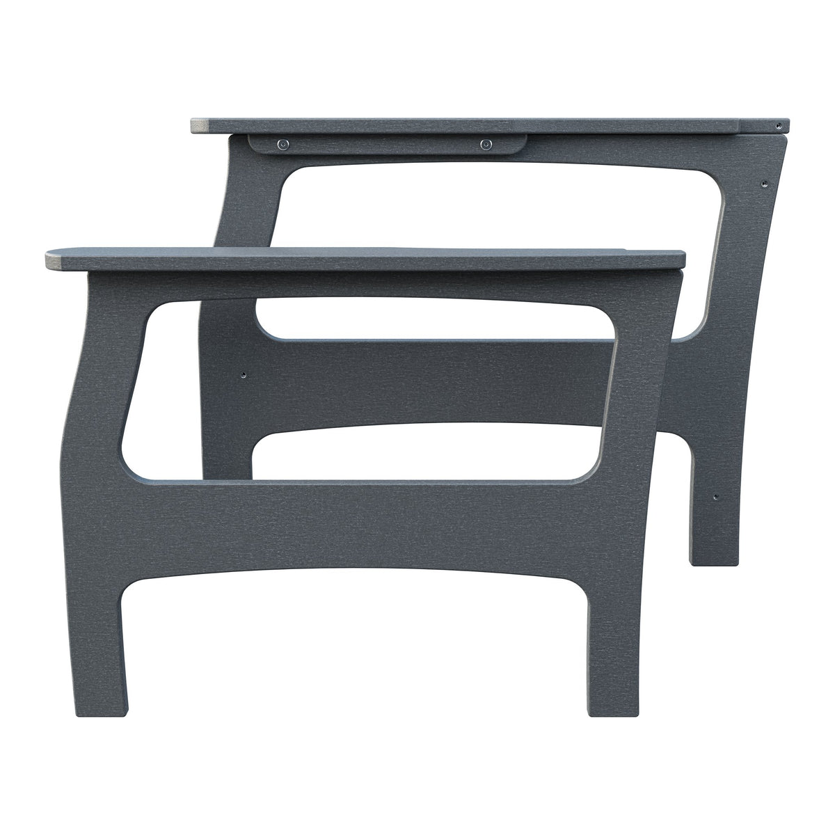 Amish VaraMora Outdoor Sofa Arms Kit, Left & Right in Gray