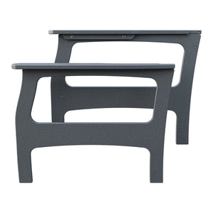 Amish VaraMora Outdoor Sofa Arms Kit, Left & Right in Gray