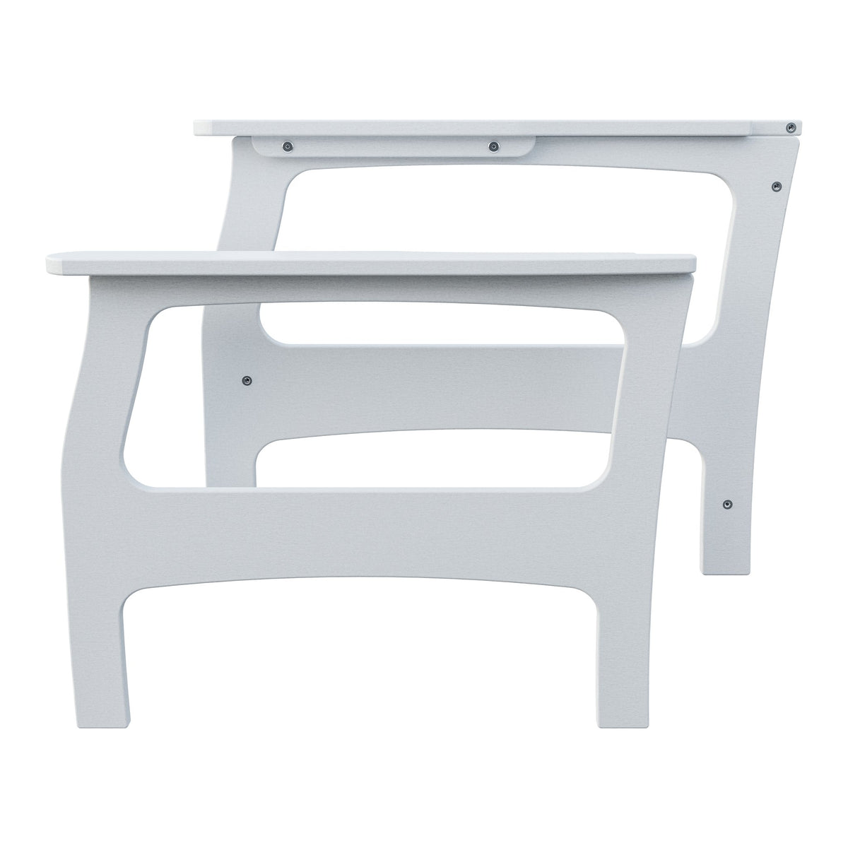 Amish VaraMora Outdoor Sofa Arms Kit, Left & Right in Bright White