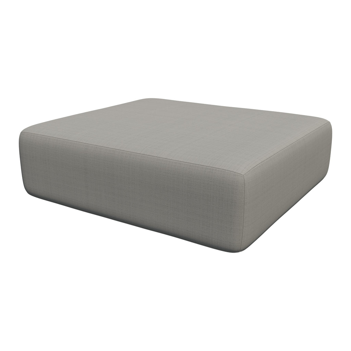 Amish VaraMora Ottoman Replacement Cushion in Storm Smoke