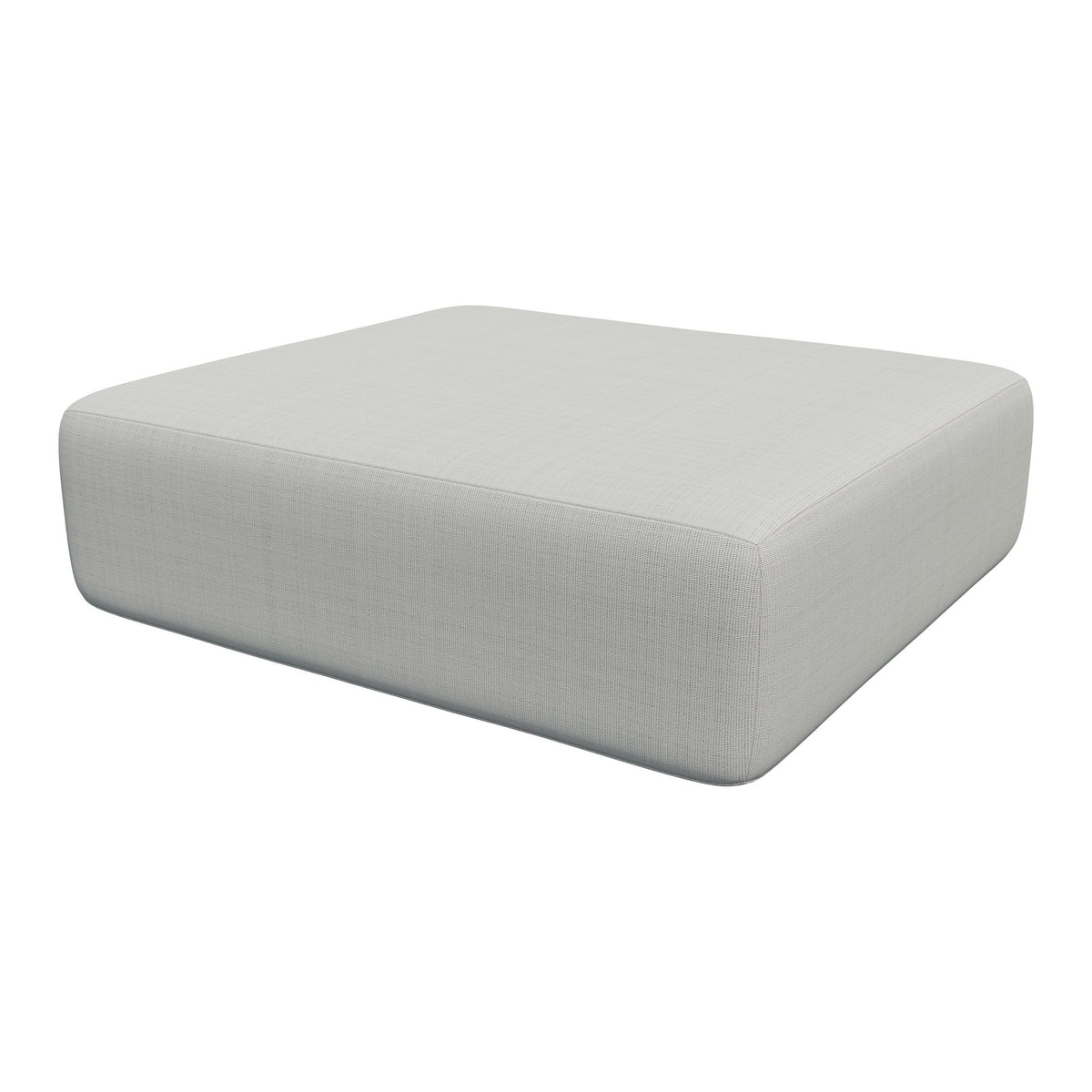 Amish VaraMora Ottoman Replacement Cushion in Storm Snow