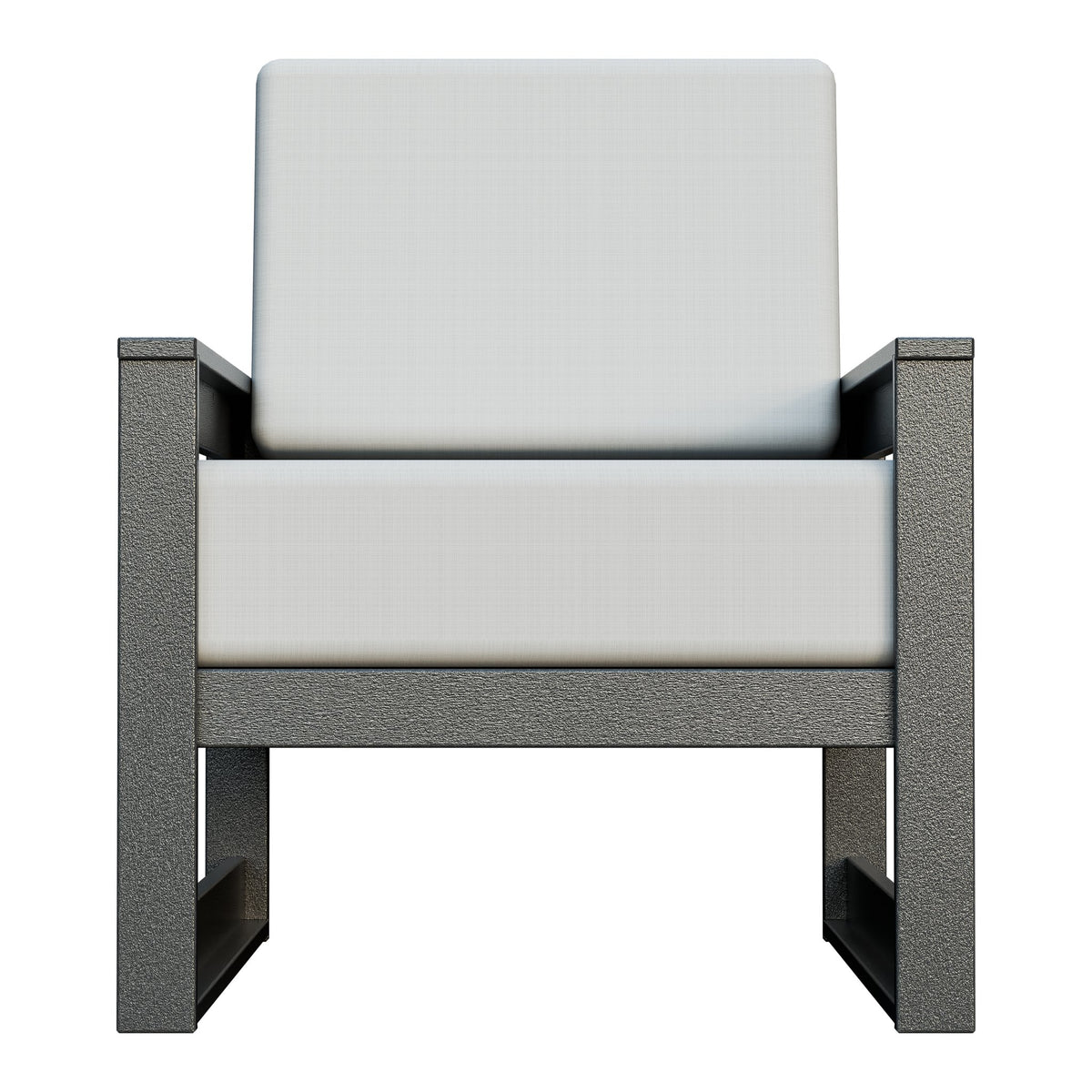 Amish Poly Midcentury Modern Patio Cushion Chair