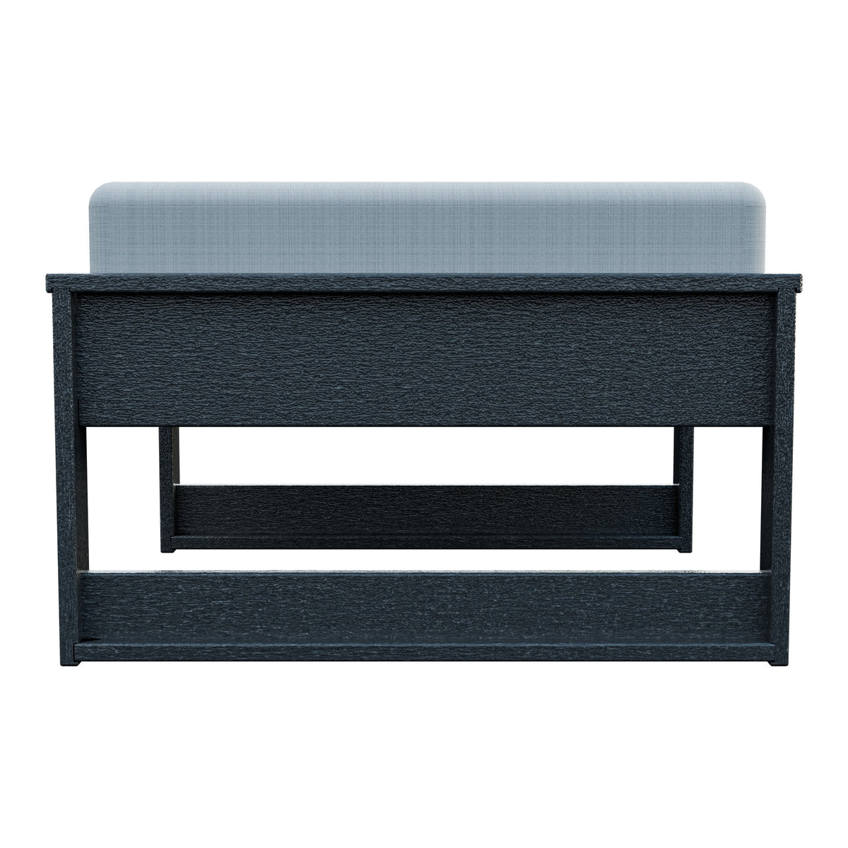 Amish Poly Midcentury Modern Patio Ottoman