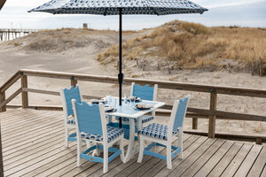 Amish Poly Wave Patio Dining Table