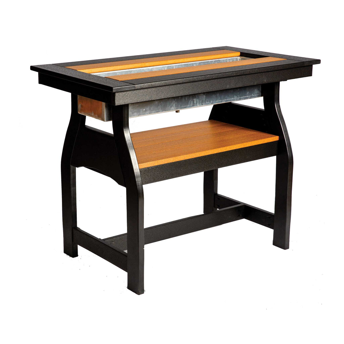 Amish Bayport Poly Patio Party Bar Table