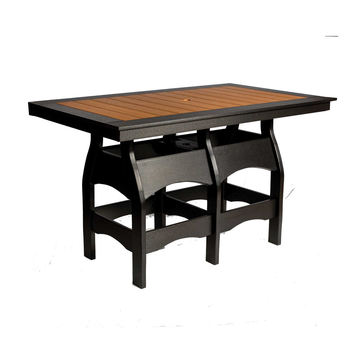 Amish Nashau Poly Patio 42" x 72" Bar Height Table