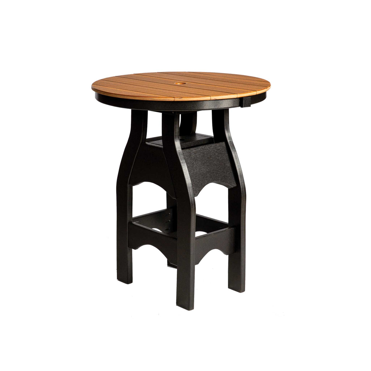 Amish Jamesport Poly Patio 30" Round Bar Height Table