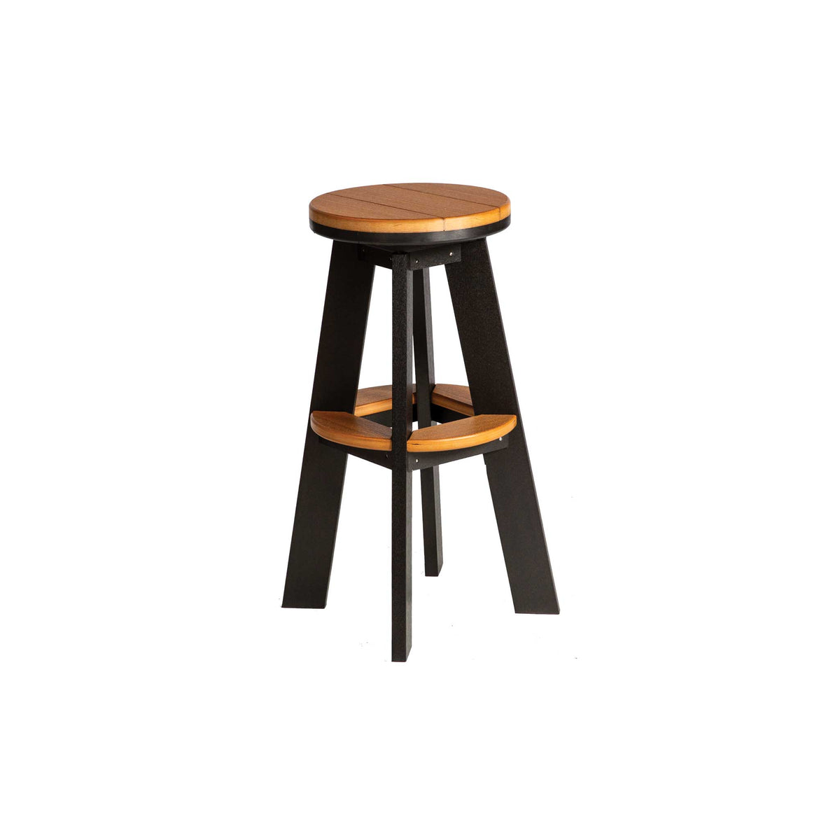 Amish Bayport Poly Patio Swivel Bar Stool