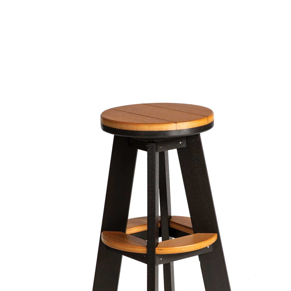 Amish Bayport Poly Patio Round Counter Height Stool