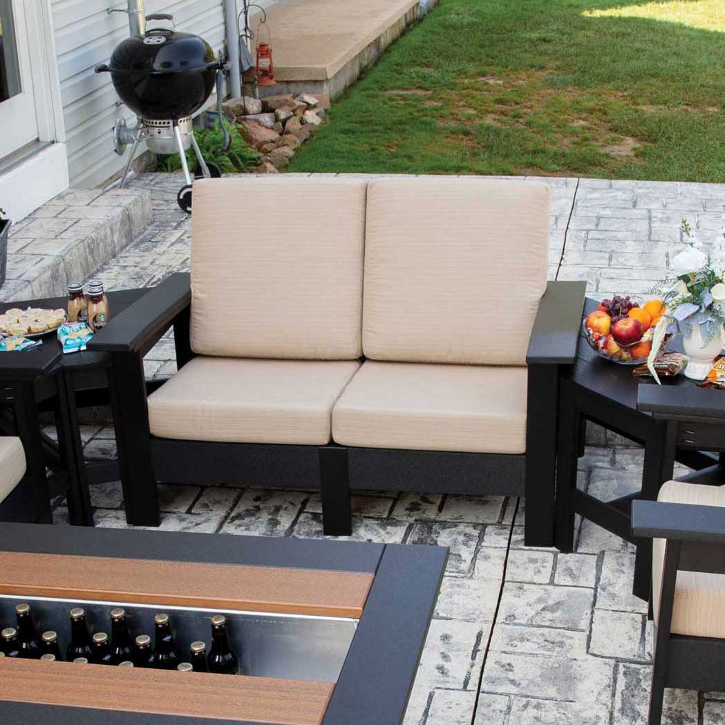 Amish Hampton Bays Poly Patio Love Seat