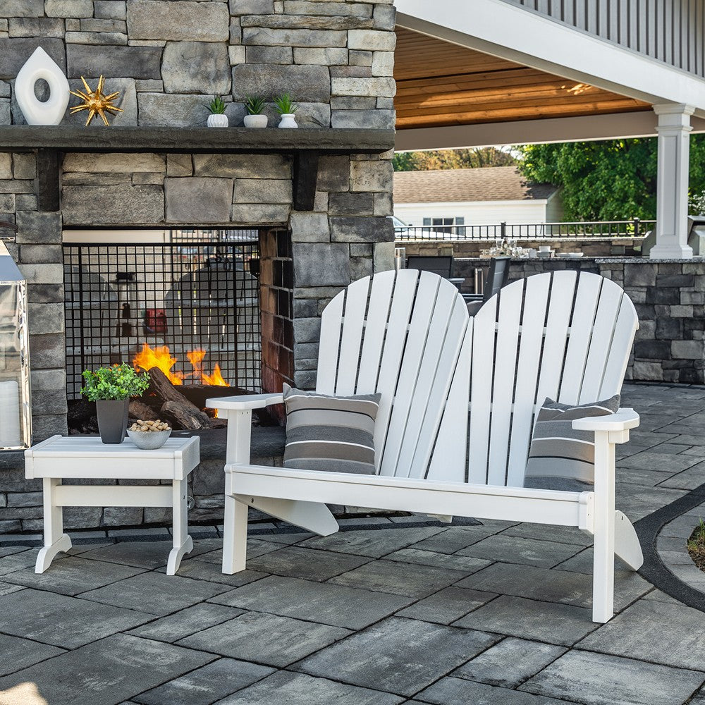 Amish Adirondack 4' Poly Loveseat