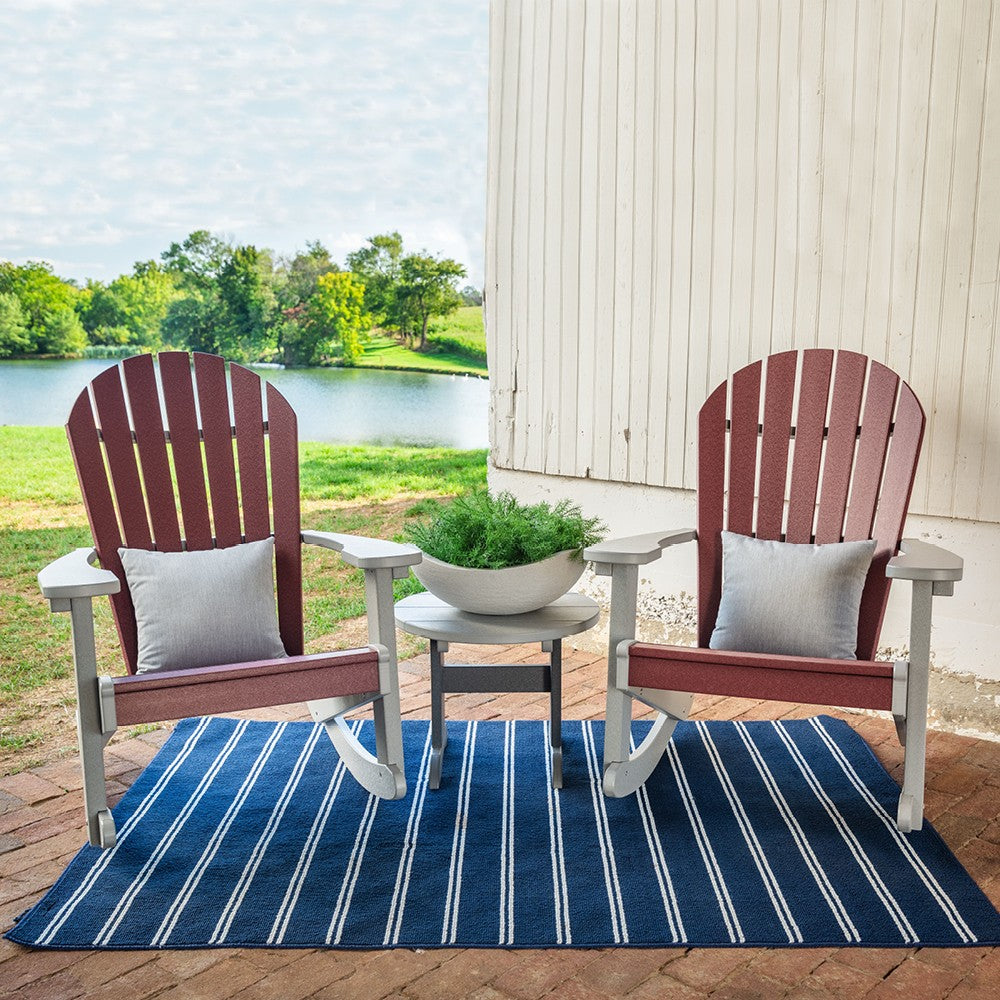 Amish Adirondack Round End Table