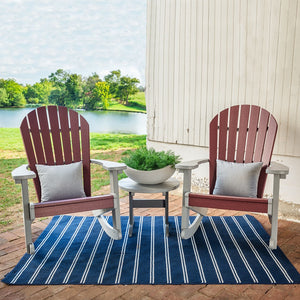 Amish Adirondack Round End Table