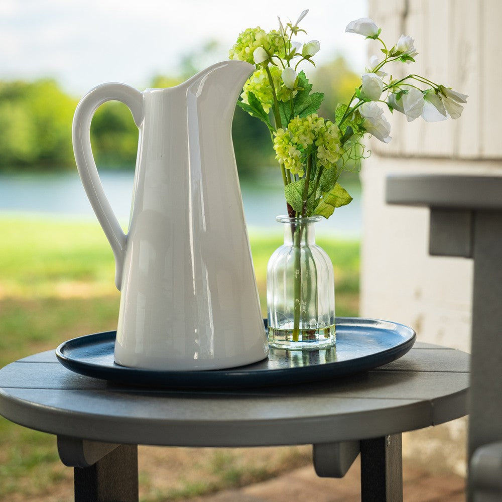 Amish Adirondack Round End Table