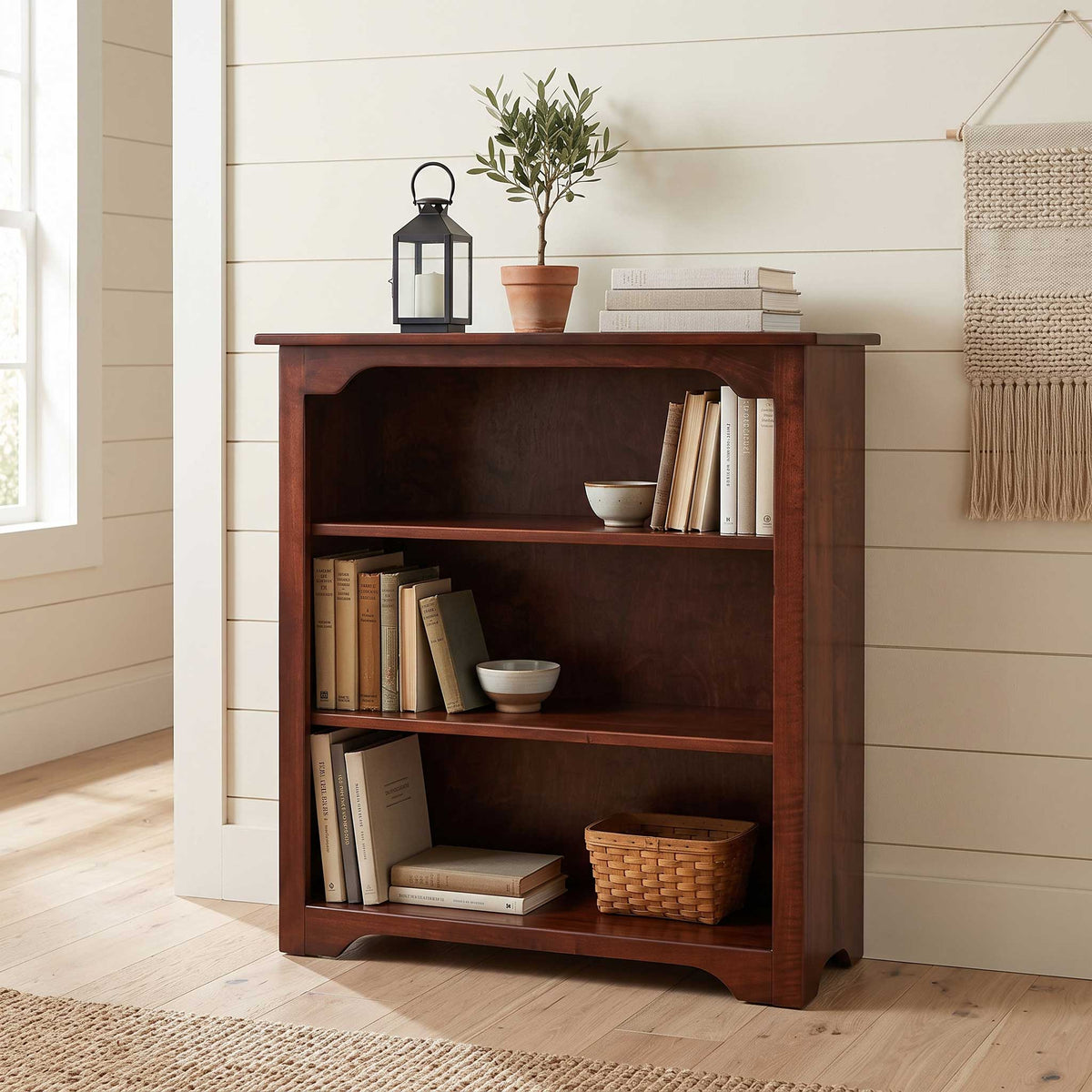 Amish Eden 36"h Solid Wood Bookcase
