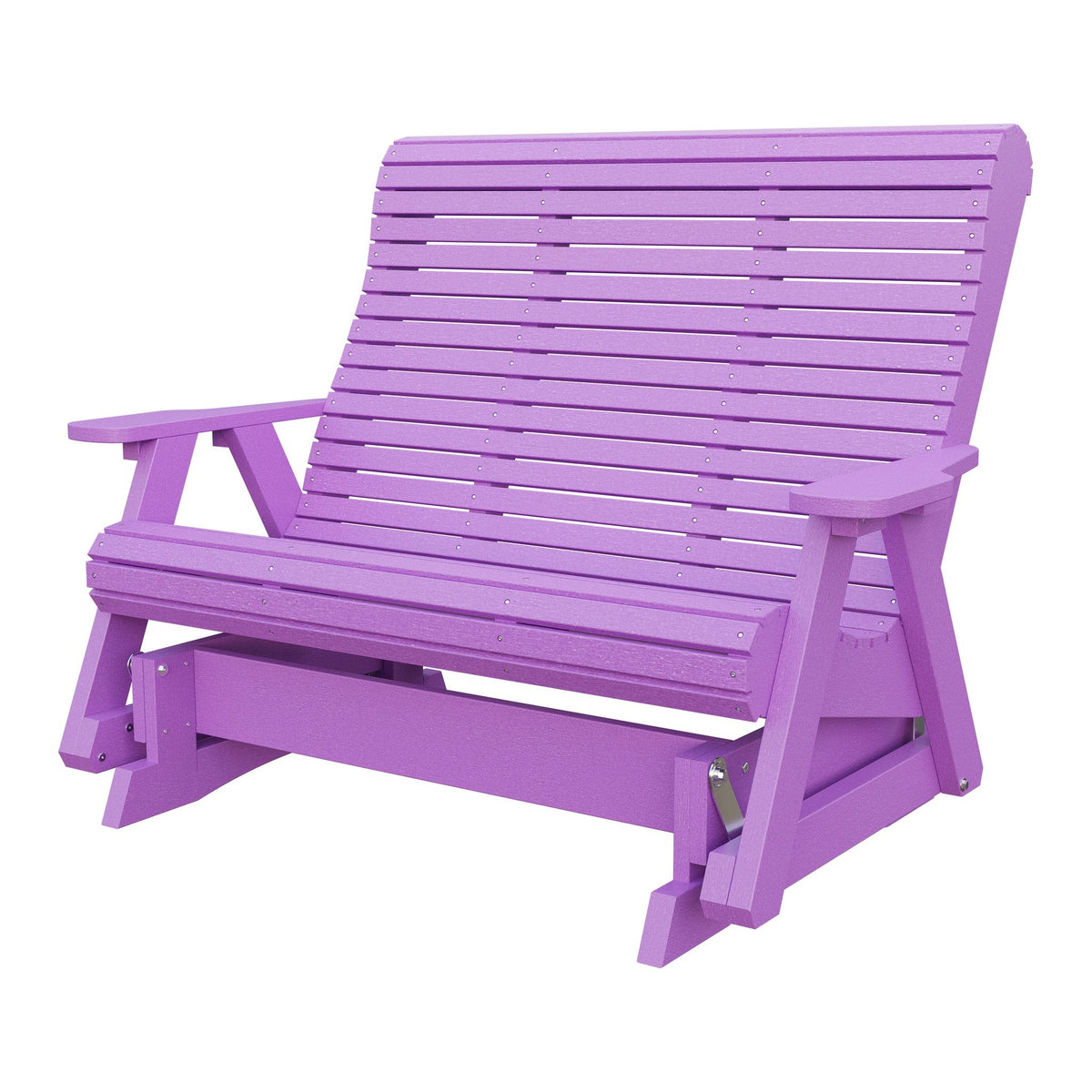 Amish 4' Rollback Poly Glider in Bright Purple