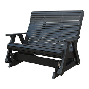 Amish 4' Rollback Poly Glider in Black