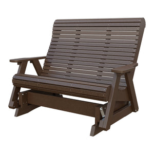 Amish 4' Rollback Poly Glider in Milwaukee Brown