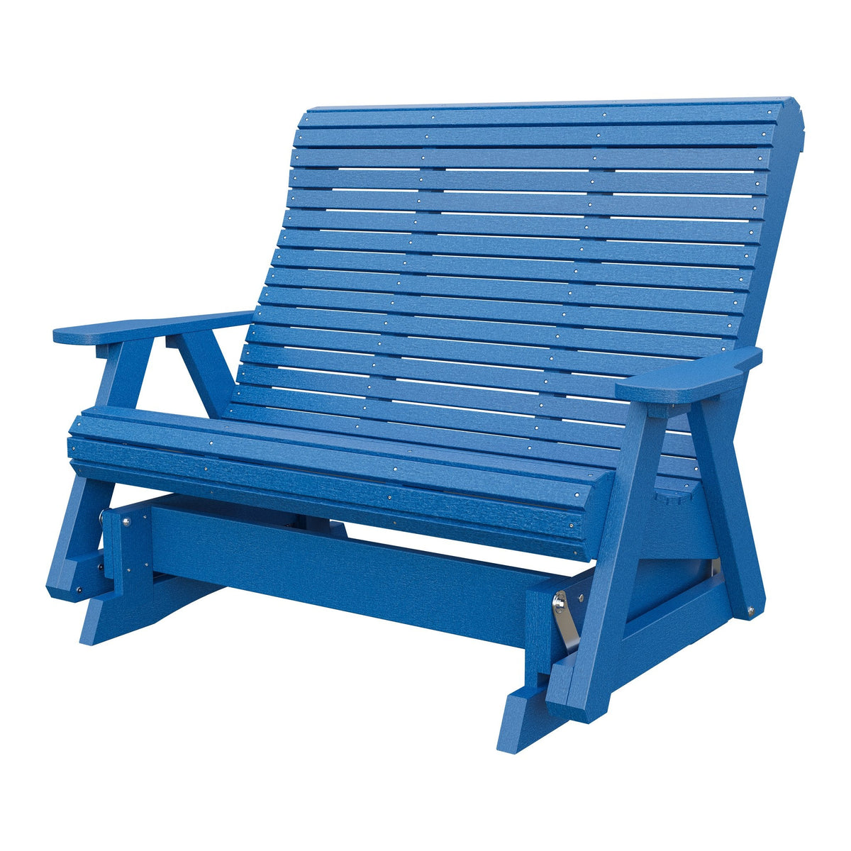 Amish 4' Rollback Poly Glider in Blue