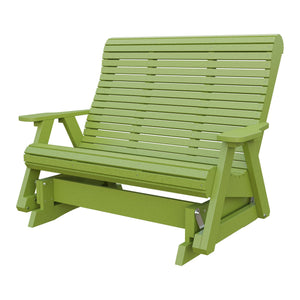 Amish 4' Rollback Poly Glider in Tropical Lime Green