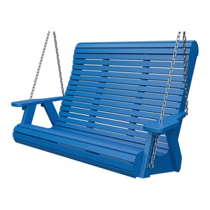 Amish 4' Rollback Poly Hanging Swing in Blue