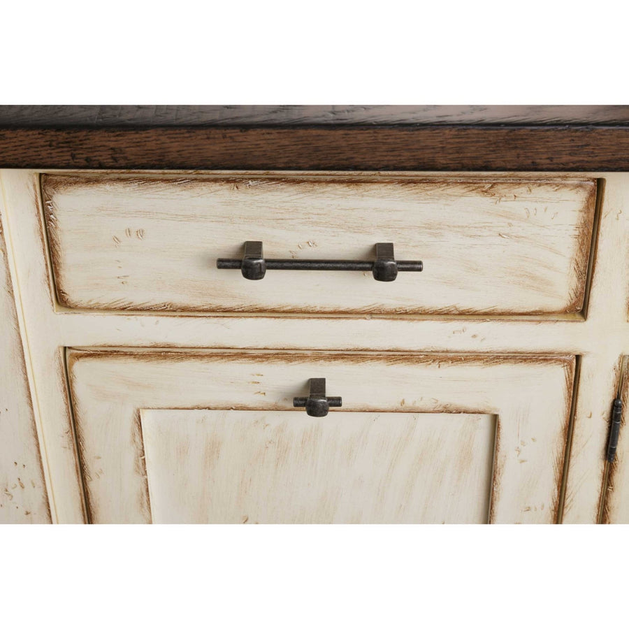 Amish Ancient Mission Large Kitchen Island with 2 Bar Chairs & 2 Swivel Stools - snyders.furniture