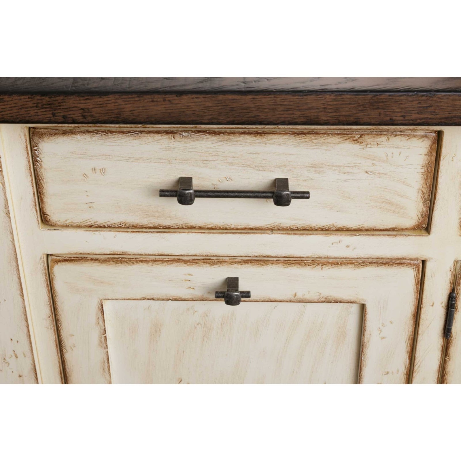 Amish Ancient Mission Large Kitchen Island with 2 Bar Chairs & 2 Swivel Stools - snyders.furniture