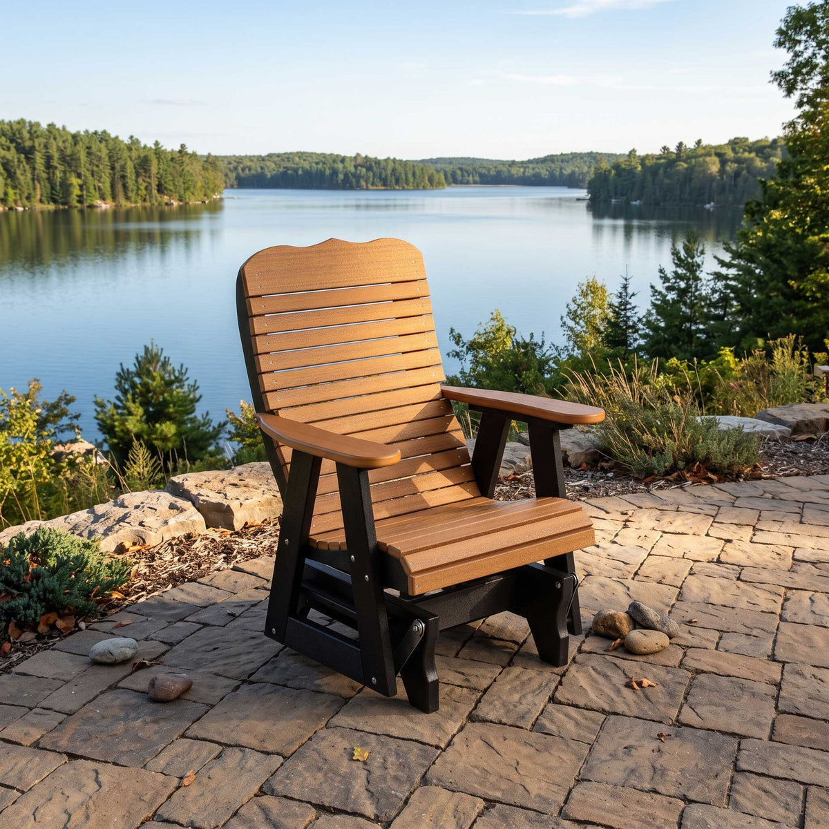 Amish Bar Harbor Poly Patio Glider