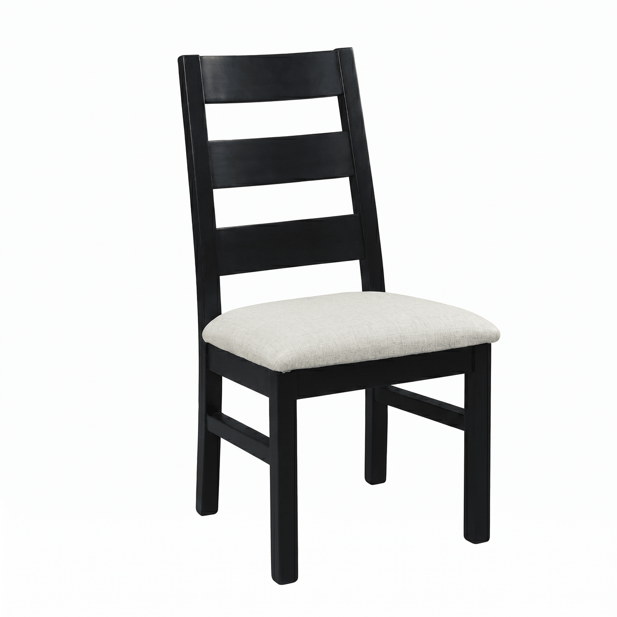 Amish Beacon Rustic Barnwood Side Chair Upholstered