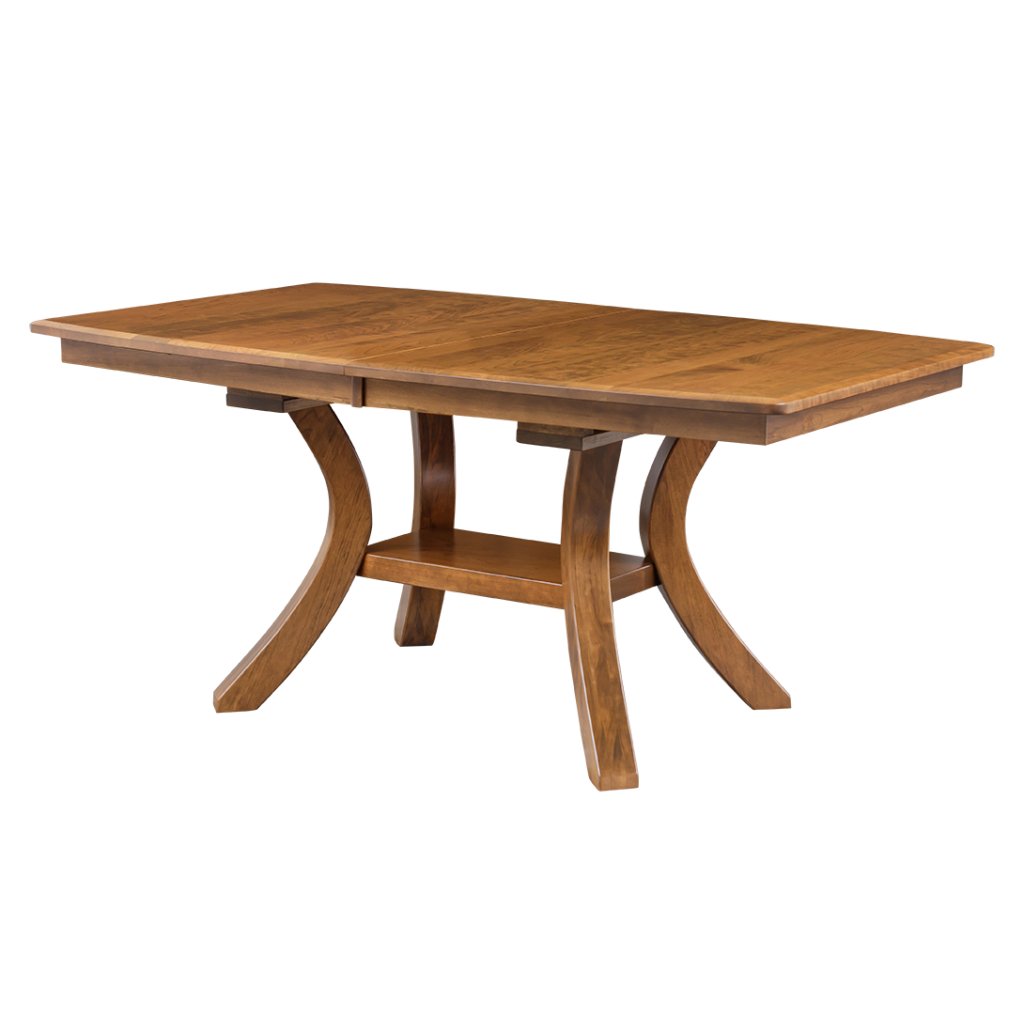 Amish Christy Oval Expandable Pedestal Dining Table - snyders.furniture