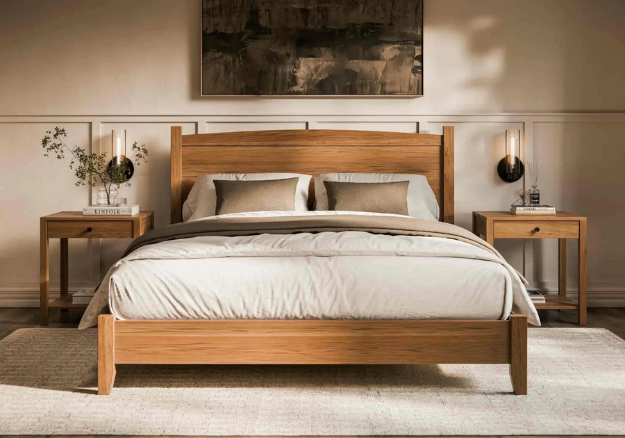 Amish Circleville Arch Panel 3pc Bedroom Set