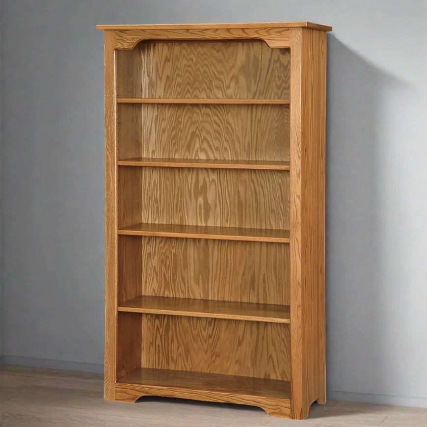 Amish Eden 60&quot;h Solid Wood Bookcase - snyders.furniture