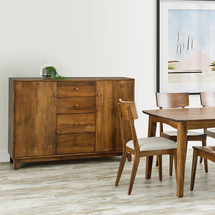 dining room dresser modern Uttoma Modern Buffet With Mirror For Dining Room - Bed Bath & Beyond