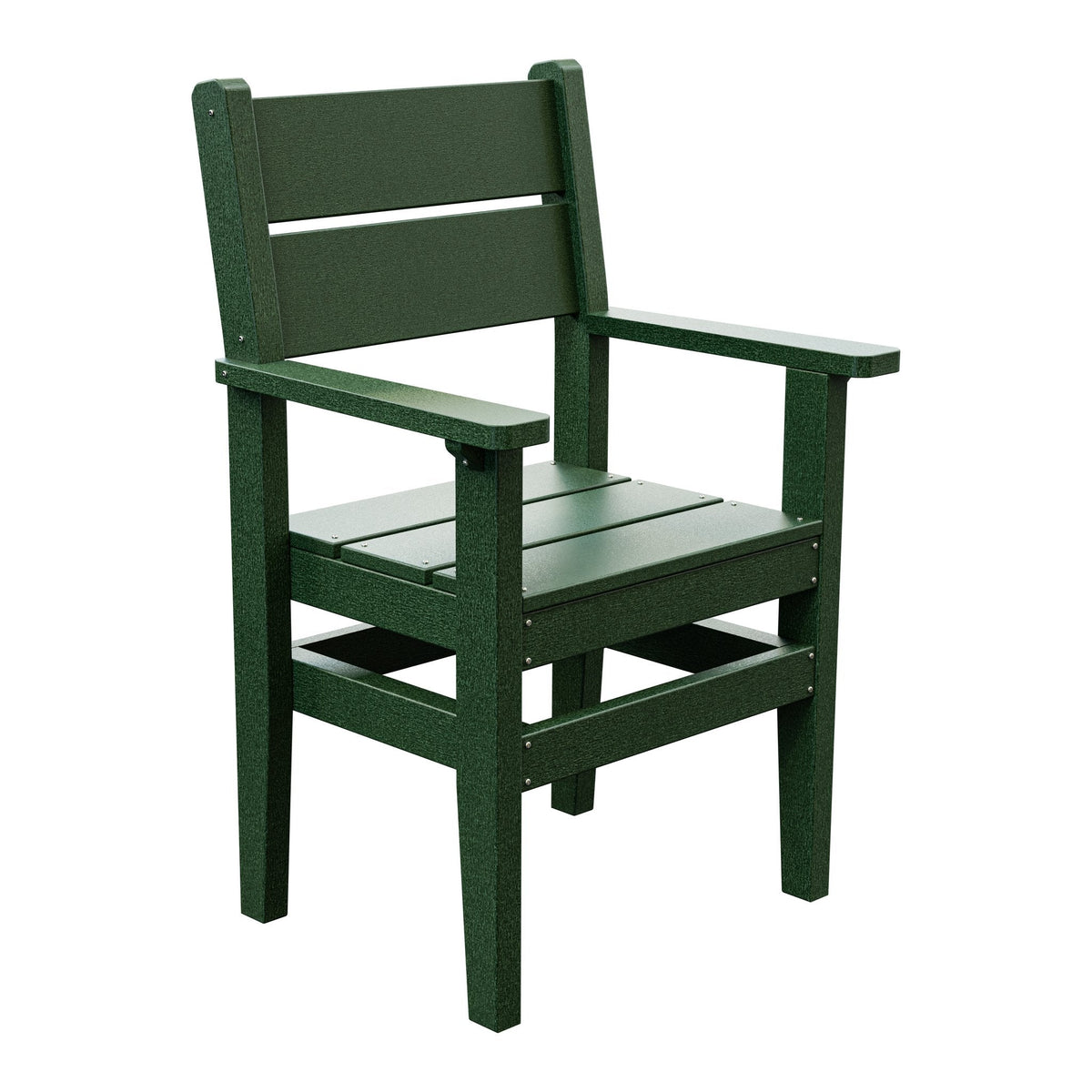 Amish Everyday Value Poly Dining Armchair in Turf Green