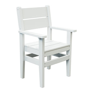 Amish Everyday Value Poly Dining Armchair in Bright White