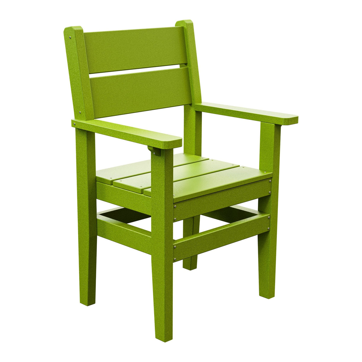 Amish Everyday Value Poly Dining Armchair in Tropical Lime Green