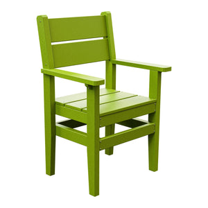 Amish Everyday Value Poly Dining Armchair in Tropical Lime Green