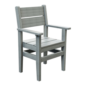 Amish Everyday Value Poly Dining Armchair in Driftwood Gray