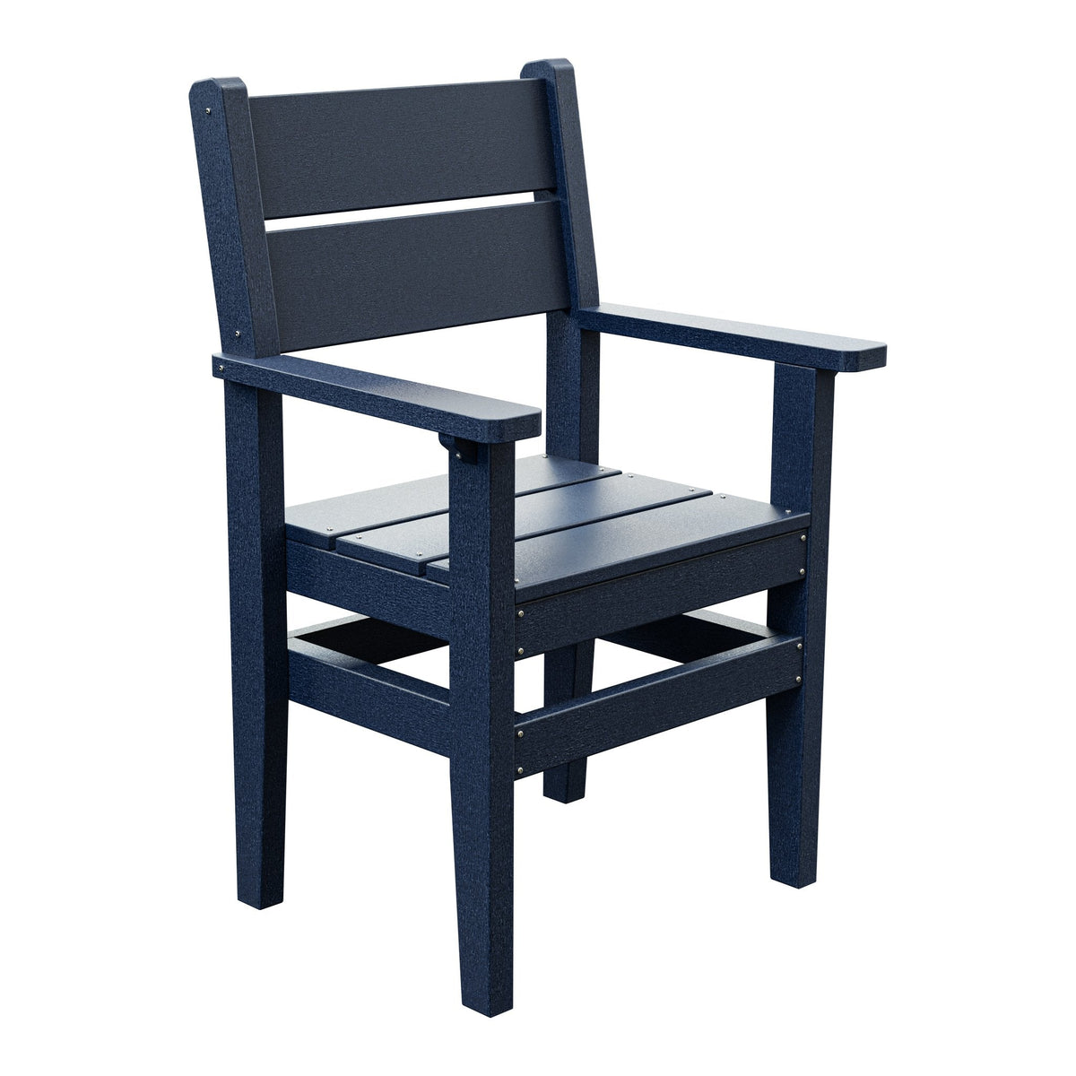 Amish Everyday Value Poly Dining Armchair in Patriot Blue