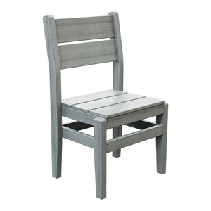 Amish Everyday Value Poly Dining Side Chair in Driftwood Gray