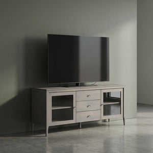 Amish Hyde Park Low Mid Century TV Stand for up to 75" & 80" TV
