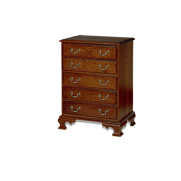 Amish Jamestown 5-Drawer Bedside Chest - snyders.furniture